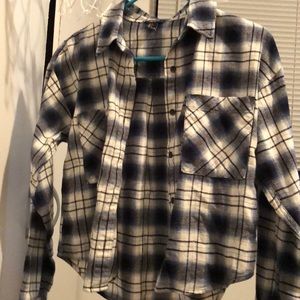 Forever 21 Cropped Flannel